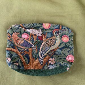 Art de Lys Jaquard Cosmetics Bag Birds
